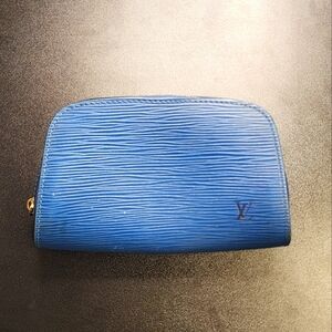 LOUIS VUITTON Dauphine PM Epi Leather Cosmetic Pouch